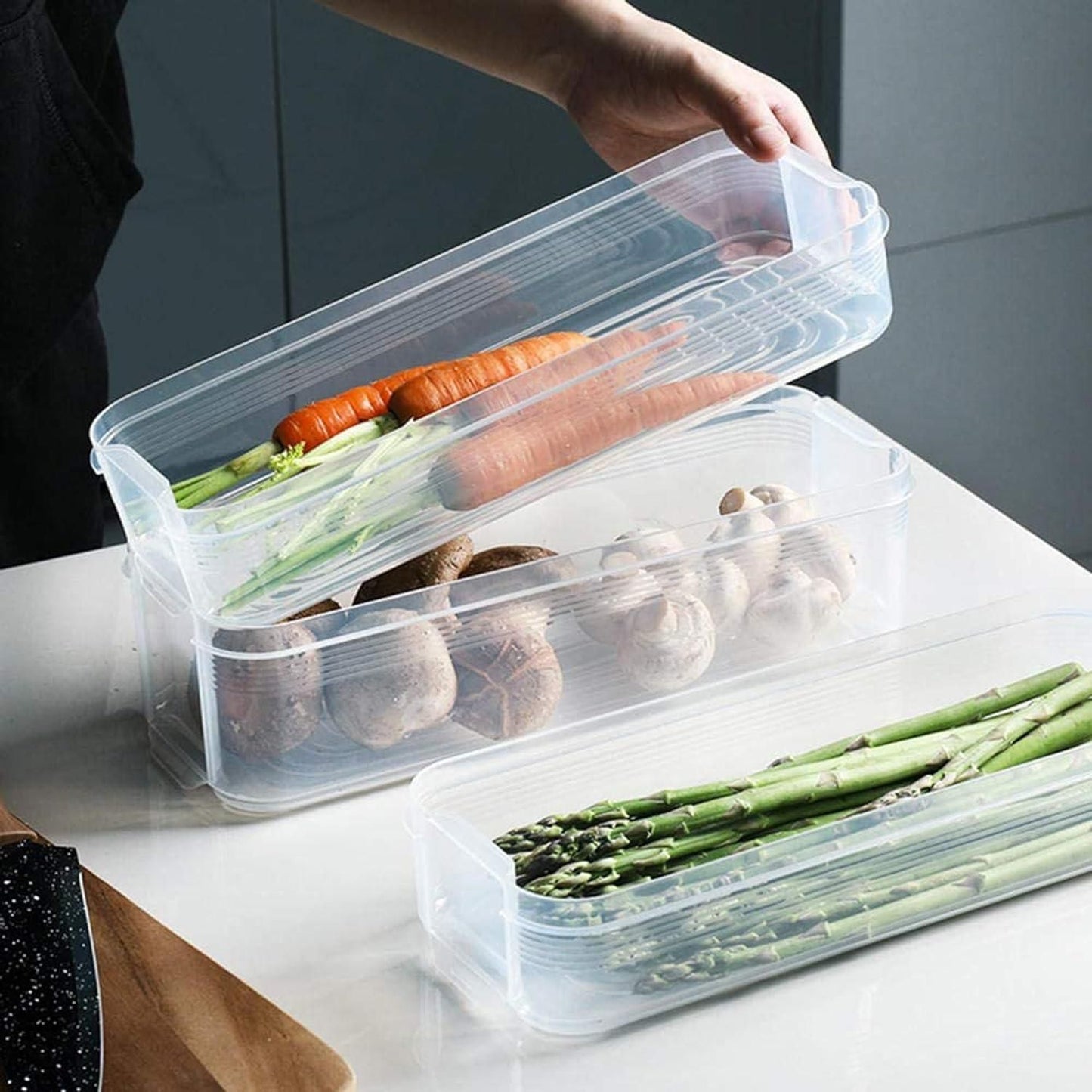 3 Layer Fridge Storage Boxes