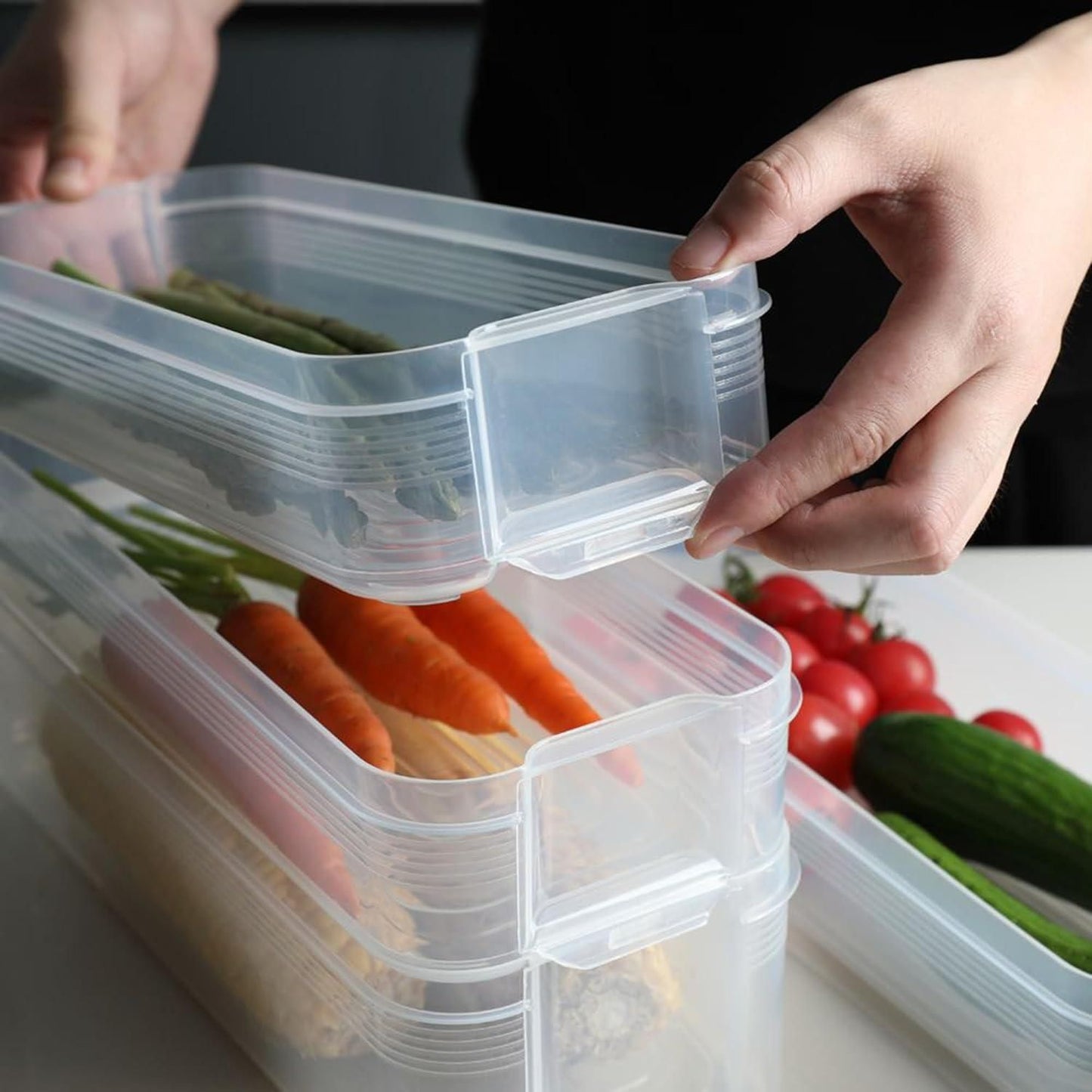 3 Layer Fridge Storage Boxes